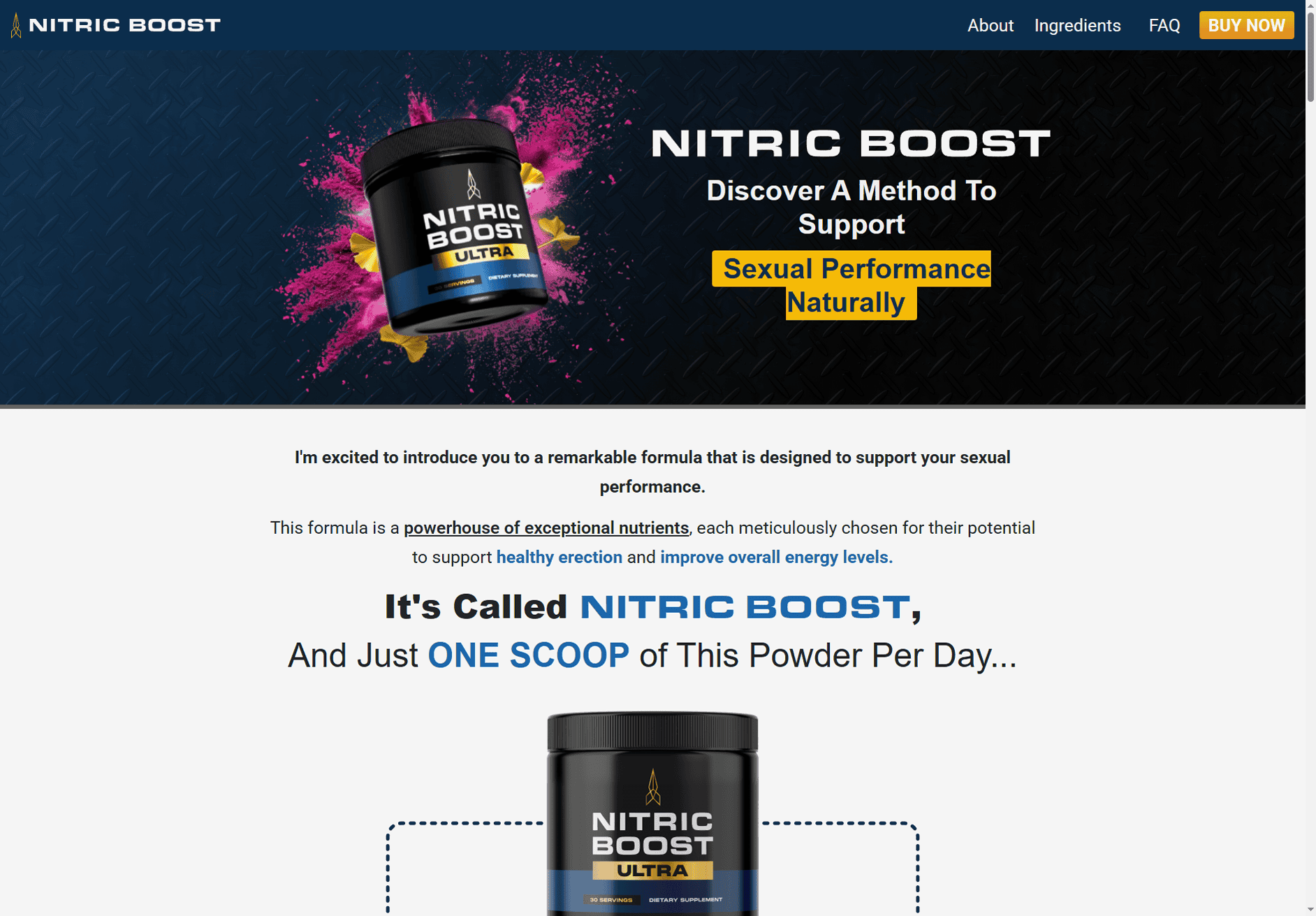 Nitric Boost Ultra